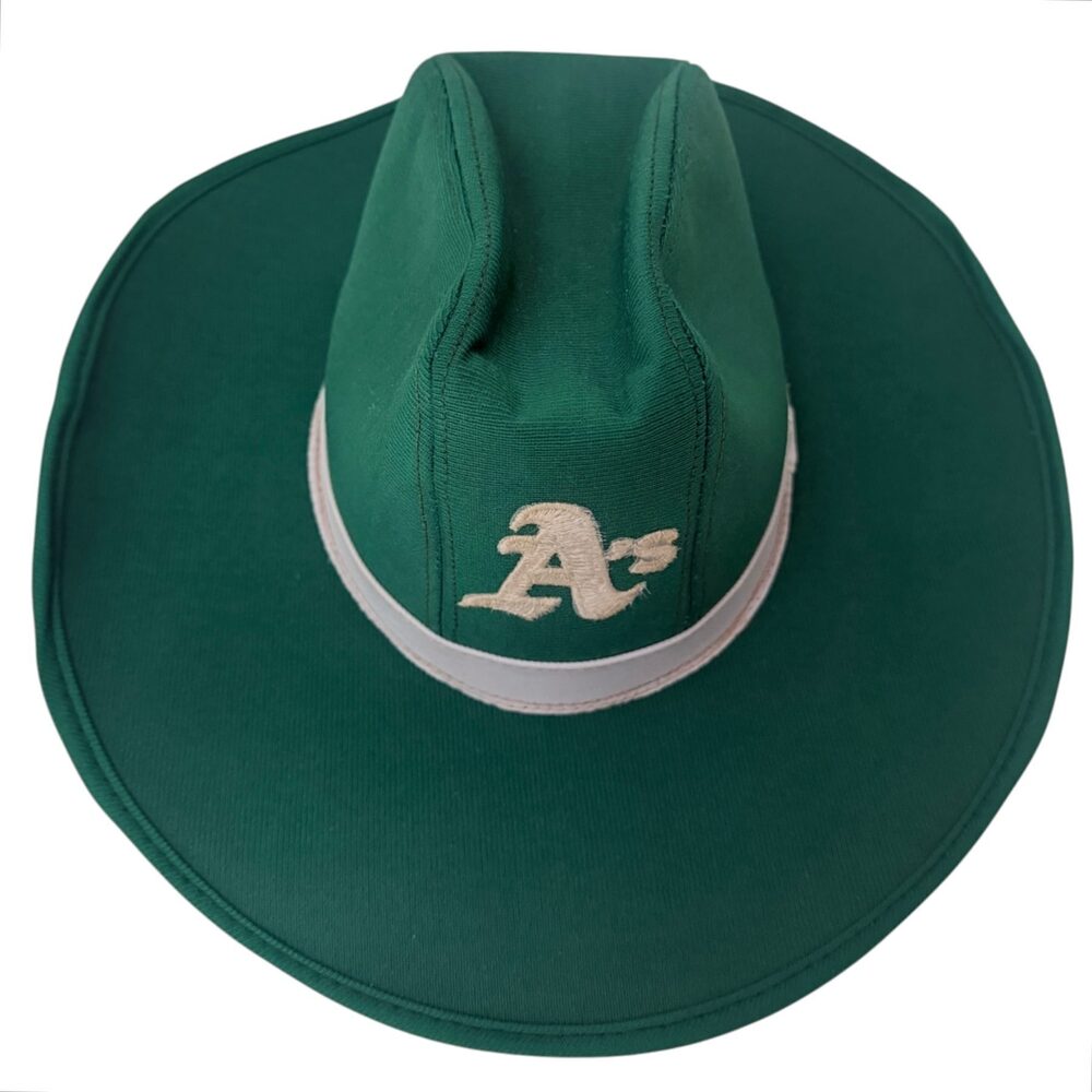 Par Cap Men's Medium Green White Cowboy Hat